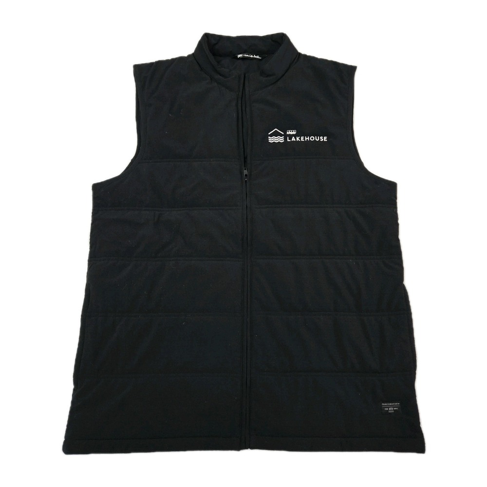 Travis Mathew Interlude Puffer Vest Mens Size Large Quilted Insulated Full Zip